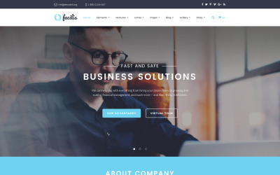 Facilis Website-sjabloon