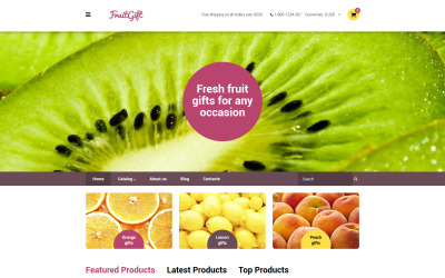 FruitGift VirtueMart模板