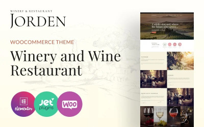 Jorden - тема WordPress для вина и винодельни