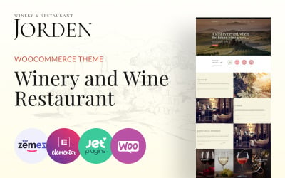 Jorden - Wine &amp;amp; Winery WordPress Theme for Vineyard Business Websites
