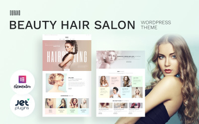 Responsive Durand - Beauty & Hair Salon Wordpress #58991