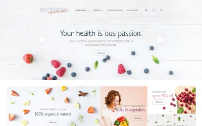 Responsivt Monifee Magento-tema #58960