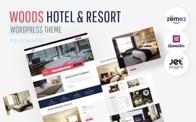 Woods Hotel - WordPress тема Hotel & Resort