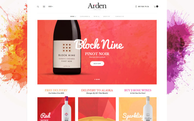 Arden - Wine And Food Online Store WooCommerce Theme