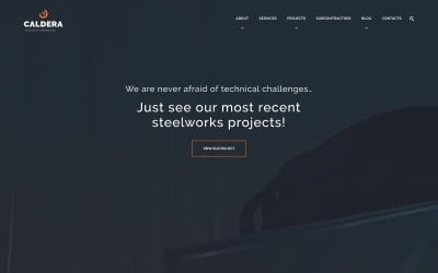 Caldera - Steelworks and Constructions WordPress Theme