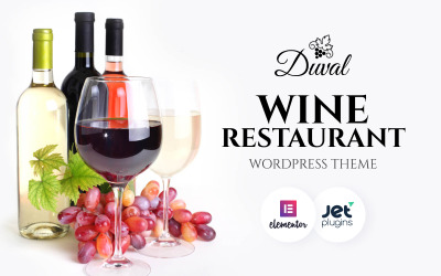 Duval - Виноградник, WordPress тема Winery