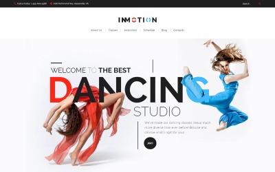 InMotion - Tema WordPress della scuola di danza