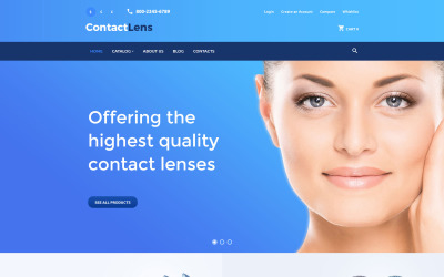Modelo de Contact Lens VirtueMart