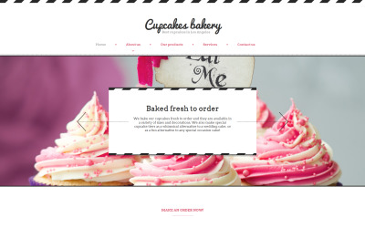 Modelo HTML Sweet Shop Moto CMS