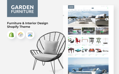 Móveis de jardim - Tema Shopify de móveis e design de interiores