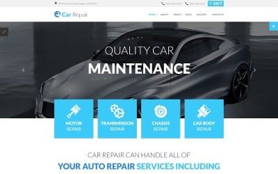 Šablona Joomla pro opravy automobilů