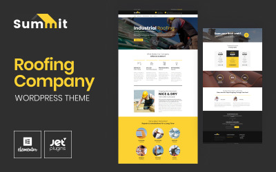 Summit - Roofing Responsive WordPress Theme