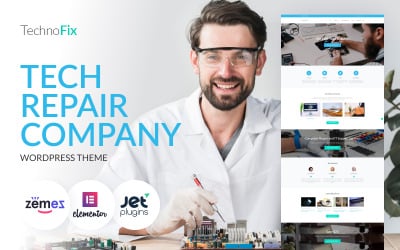 TechnoFix - Tema WordPress per la riparazione di dispositivi elettronici, ideale per siti web di assistenza e riparazione di gadget.