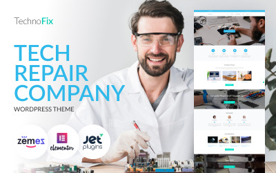 TechnoFix - WordPress-thema voor elektronica-reparaties en gadgetservicewebsites