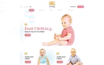 Teddy - Kids Shop WooCommerce Theme