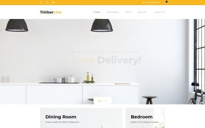Timberline - Tema WooCommerce del negozio di mobili