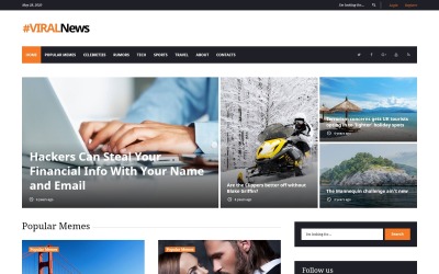 Viral News Portal &amp;amp; Magazine WordPress Theme