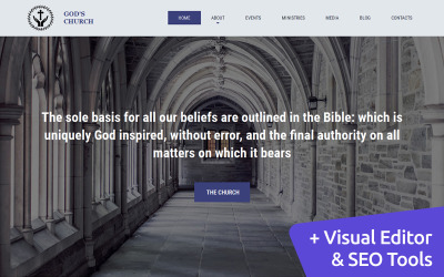 God's Church Templates Moto CMS 3 №59169