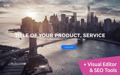 "Startups MotoCMS Landing Page Template" - адаптивний Шаблон цільової сторінки №59194