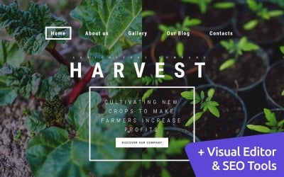 Agriculture Moto CMS 3 Template