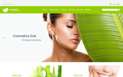 Cosmetics Store Responsive MotoCMS Ecommerce Template