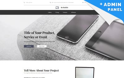 ReMobile Landing Page Template