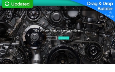 Templates de Landing Page para Sites de Concerto de Carros №59239