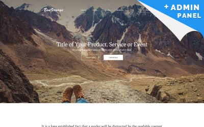 Travel Agency Landing Page Template