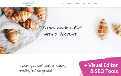 Bakery Moto CMS 3 Template