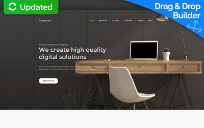 Graphonex - Web Design Premium Moto Cms 3 #59454