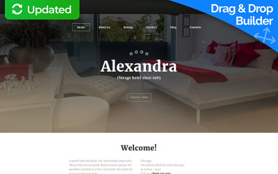 Hotels Moto CMS 3 Template #59428