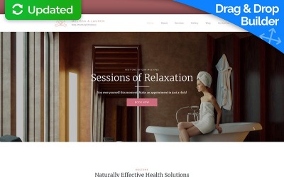 Melissa & Lauren - Beauty Salon Responsive Premium Moto CMS 3 Template