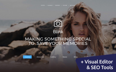Photo Blog Photo Gallery Template