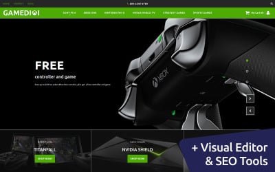 Game Store MotoCMS Ecommerce Template