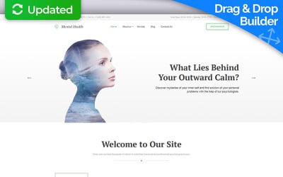 Mental Health - Psychotherapy Center Moto CMS 3 Template