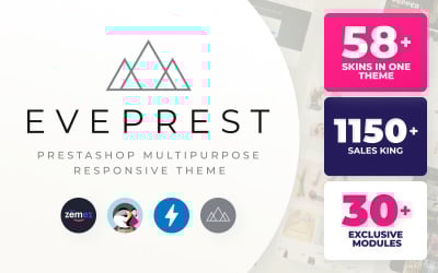 Modello PrestaShop Responsive #59555 "Eveprest - Multifunzione"