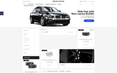 Musclecar Responsive OpenCart Template