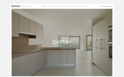 Responsywny szablon strony www Better Furniture Manufacturing Website Template #59557