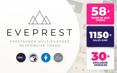 Reszponzív Eveprest - egy többcélú PrestaShop téma PrestaShop sablon 59555