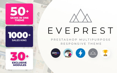 Reszponzív Eveprest - egy többcélú PrestaShop téma PrestaShop sablon 59555