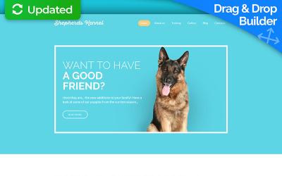 Shepherds Kennel Responsive Moto CMS 3 Template