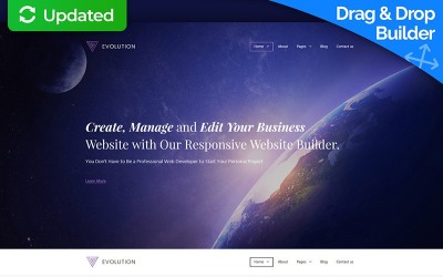 Responsivt Evolution Business Moto CMS 3-mall #59995