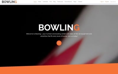 Bowling Joomla Vorlage