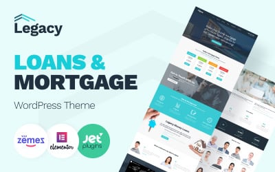 Legacy - motyw WordPress dotyczący nieruchomości i kredytów hipotecznych