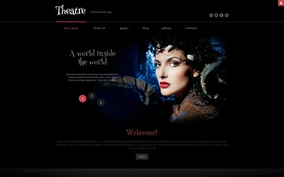 "Performance théâtrale" thème Joomla adaptatif #60082