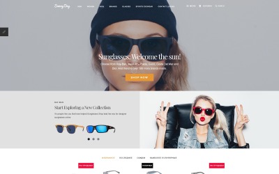 Responsive Sunny Day OpenCart Template #60079