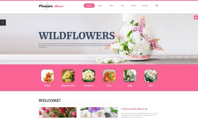 Responsywny szablon Joomla Flower Sun #60091