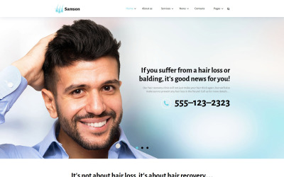 Šablona webových stránek Samson