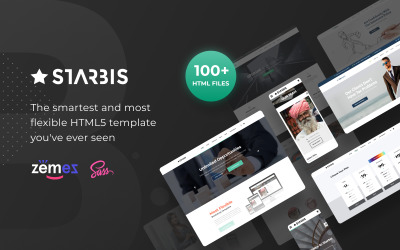 "Starbis - Business Multipurpose Bootstrap 4" - адаптивний Шаблон сайту №60047