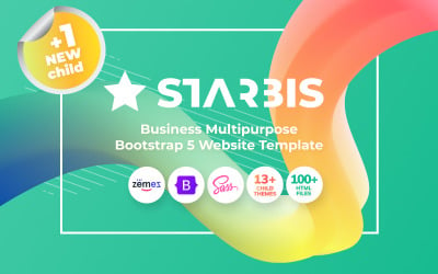 Starbis - Mehrzweck-Bootstrap 5-Website-Vorlage für Unternehmen